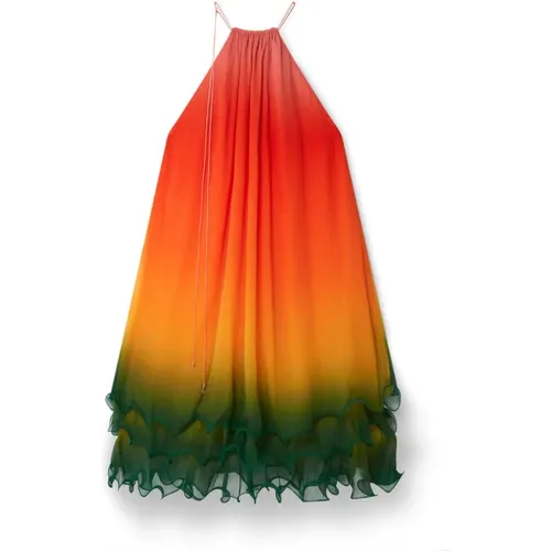 Regenbogen-Gradient-Cocktailkleid - Casablanca - Modalova