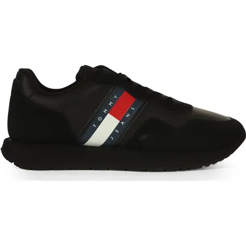 Moderne Runner Leder Sneakers - Tommy Jeans - Modalova