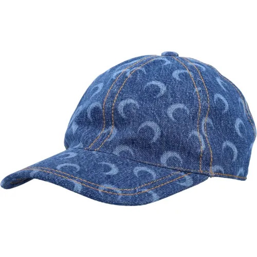 Mond Denim Baseball Cap Hellblau - Marine Serre - Modalova