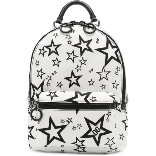 Stars Print Backpack Women Italy , unisex, Sizes: ONE SIZE - Dolce & Gabbana - Modalova