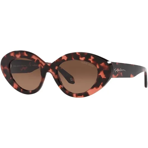 Pink Havana Sonnenbrille AR 8188,Sunglasses - Giorgio Armani - Modalova