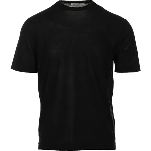 Schwarze T-Shirt und Polo Kollektion , Herren, Größe: 2XL - Cruna - Modalova