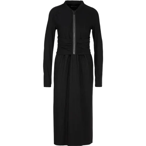 Plissiertes Midi-Kleid mit Jacke - Marc Cain - Modalova