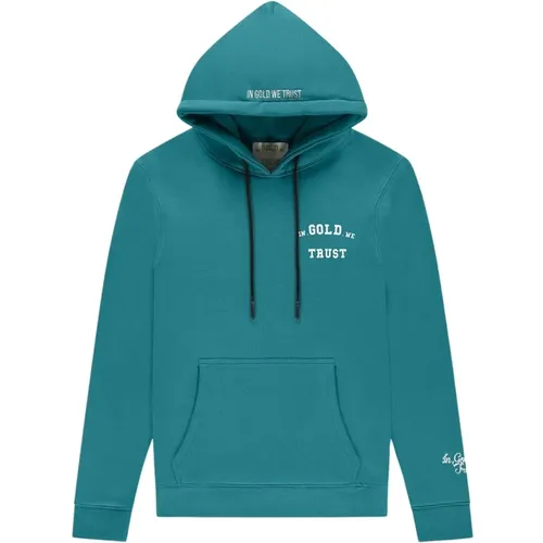 The Notorious Hoodie in Turquoise , male, Sizes: L, M, S - In Gold We Trust - Modalova