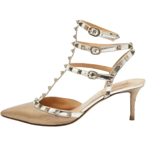 Pre-owned Leather heels , female, Sizes: 8 UK - Valentino Vintage - Modalova