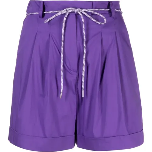 Violette Kurze Shorts für Frauen - PATRIZIA PEPE - Modalova