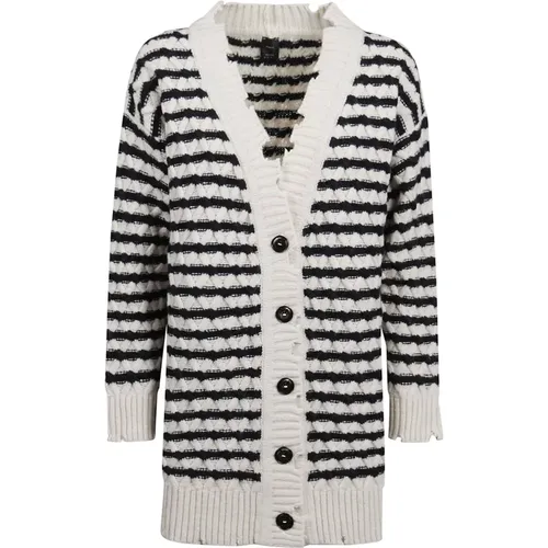 Cardigan , female, Sizes: XS, S - pinko - Modalova