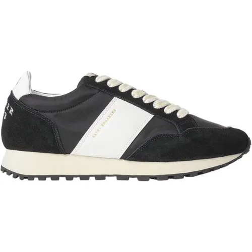 Schwarze Wildleder Runner Sneakers , Herren, Größe: 38 EU - SAINT SNEAKERS - Modalova