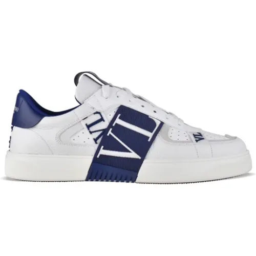 Weiße Vl7N Sneakers mit Vltn Logo , Herren, Größe: 45 EU - Valentino Garavani - Modalova
