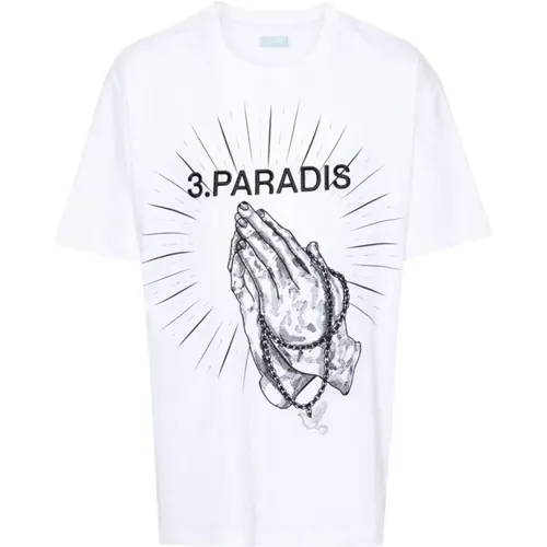 T-Shirts , Herren, Größe: 2XL - 3.Paradis - Modalova