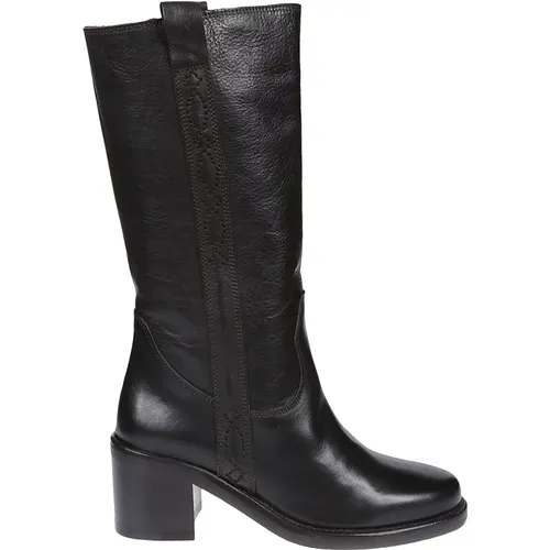 Texan Ankle Boots in Testa Moro , female, Sizes: 3 UK - Ash - Modalova