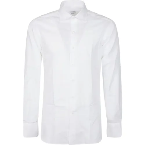 Bianco Slim Long Sleeve Shirt , male, Sizes: L, M, XL, 4XL - Orian - Modalova