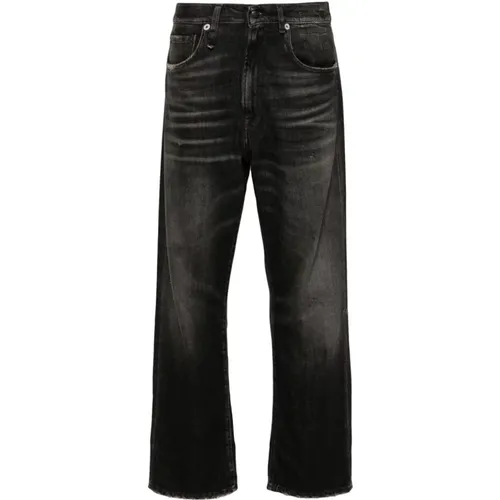 Schwarze Cuffed X-Bf Jeans R13 - R13 - Modalova