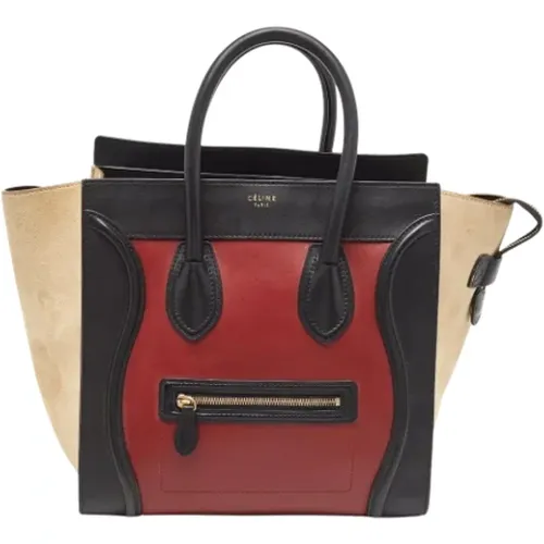 Pre-owned Leather totes , female, Sizes: ONE SIZE - Celine Vintage - Modalova