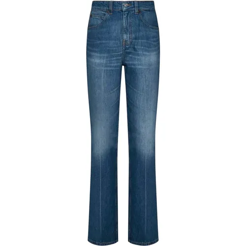 High-Waisted Relaxed-Leg Jeans , female, Sizes: W26 - Victoria Beckham - Modalova