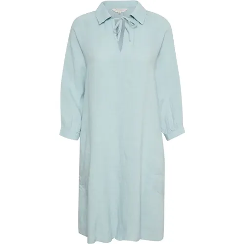 Relaxed Fit Linen Dress with ¾ Sleeves , female, Sizes: S, XS, 2XL, XL, 3XL, M, L - Part Two - Modalova
