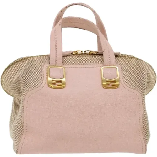 Pre-owned Rosa Leather Handbag , female, Sizes: ONE SIZE - Fendi Vintage - Modalova