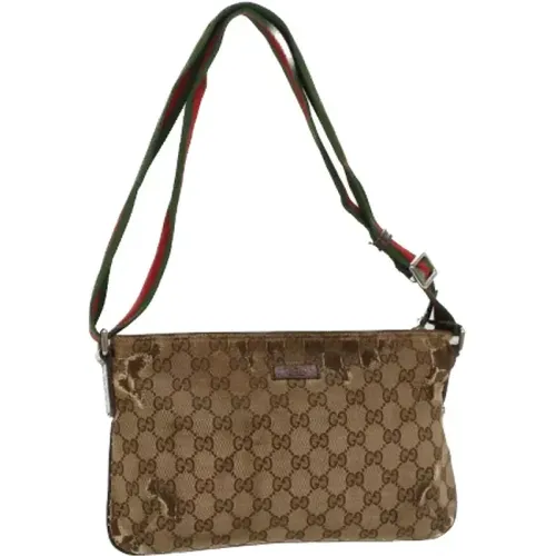 Pre-owned Canvas gucci-bags , female, Sizes: ONE SIZE - Gucci Vintage - Modalova