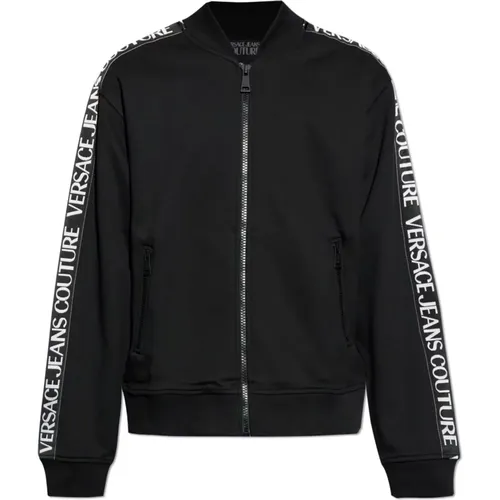 Sweatshirt mit Reißverschluss , Herren, Größe: L - Versace Jeans Couture - Modalova