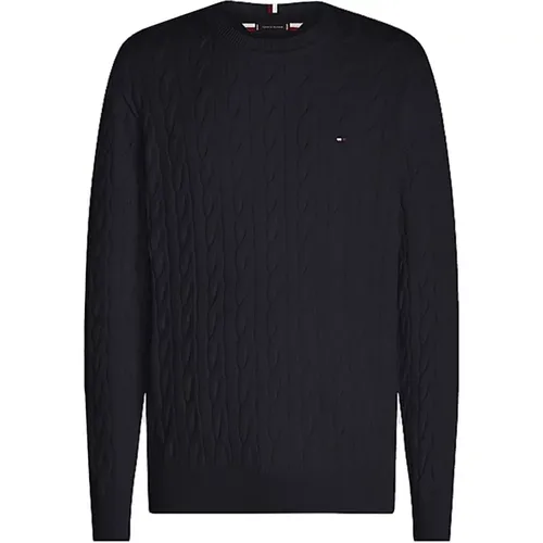 Bio-Baumwollstrickpullover , Herren, Größe: 3XL - Tommy Hilfiger - Modalova