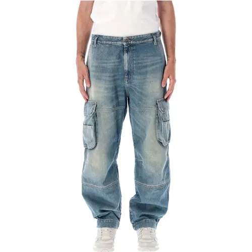 Cargo Jeans Loose Fit , male, Sizes: W32, W31, W33 - Diesel - Modalova