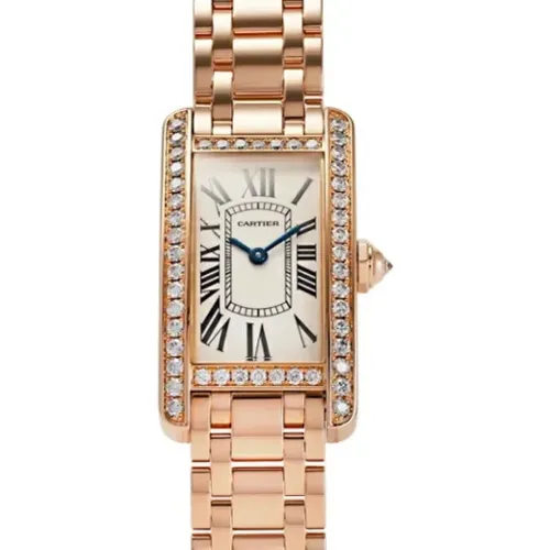 Pre-owned Rose Gold watches , female, Sizes: ONE SIZE - Cartier Vintage - Modalova