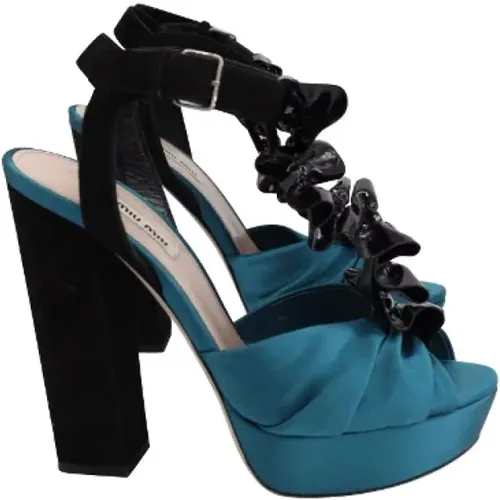 Pre-owned Satin heels - Miu Miu Pre-owned - Modalova