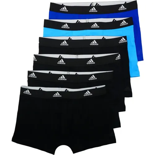 Unterhose Trunks mit Logo-Bund 6er Pack , Herren, Größe: M - Adidas - Modalova