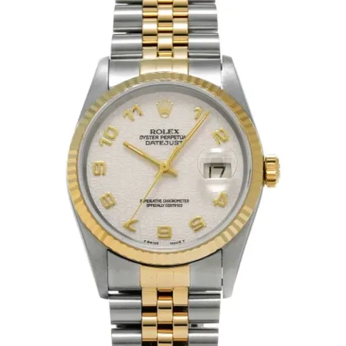 Pre-owned Stainless Steel watches , male, Sizes: ONE SIZE - Rolex Vintage - Modalova