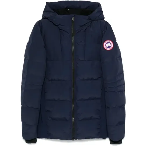 Navy Hybridge Jacket Aw24 , male, Sizes: M - Canada Goose - Modalova