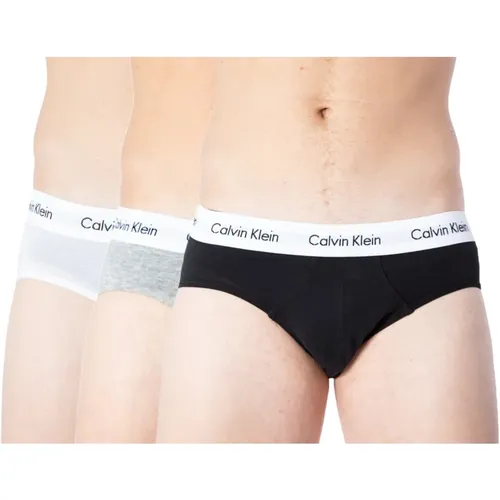 Herren 3er-Pack Low-Rise Hip Briefs , Herren, Größe: L - Calvin Klein - Modalova