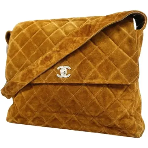 Pre-owned Suede chanel-bags , female, Sizes: ONE SIZE - Chanel Vintage - Modalova