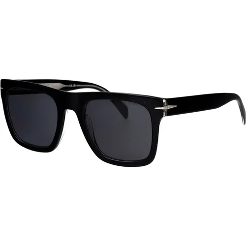 Flat Sunglasses DB 7000/S , male, Sizes: 54 MM - Eyewear by David Beckham - Modalova