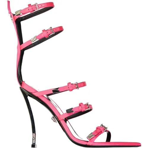 Pin-Point Sandals , female, Sizes: 4 1/2 UK, 2 UK, 8 UK, 5 1/2 UK - Versace - Modalova