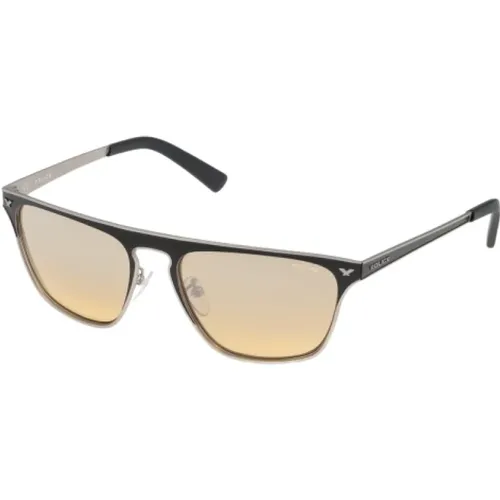 Stilvolle Graue Metallsonnenbrille für Frauen , Damen, Größe: 56 MM - Police - Modalova