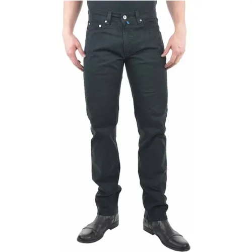 Lyon Tapered Schwarze Hose - Pierre Cardin - Modalova