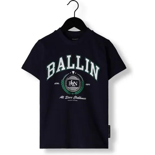 Jungen Polo & T-Shirts Dunkelblau - Ballin Amsterdam - Modalova