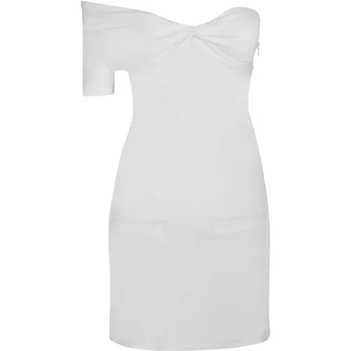Weiße Twist Mini Kleid Courrèges - Courrèges - Modalova