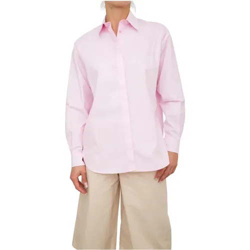 Stilvolle Rosa Bluse , Damen, Größe: M - pinko - Modalova