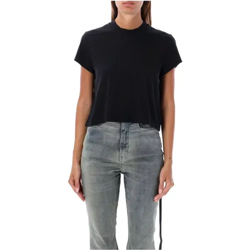 Cropped T-Shirt , female, Sizes: S, L, M - Rick Owens - Modalova