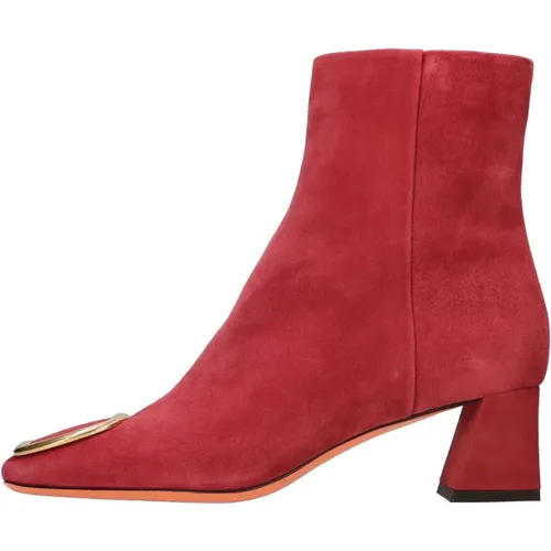 Stiefel Rot , Damen, Größe: 38 EU - Santoni - Modalova