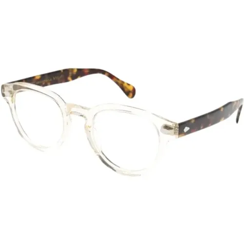 Clear Optical Frame Tortoise Style , unisex, Sizes: 46 MM - Moscot - Modalova