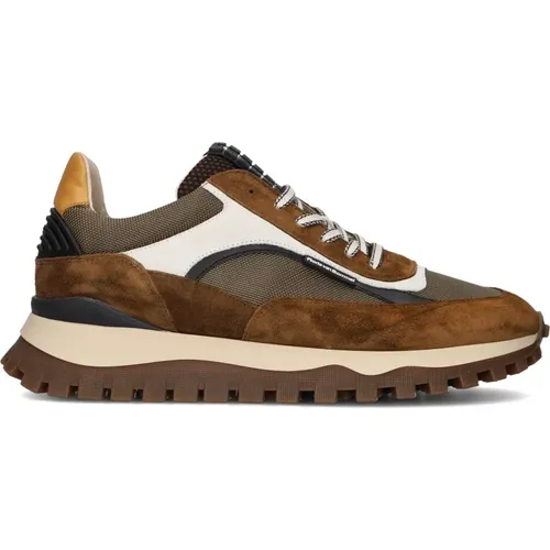 Cognac Sneakers Sfm-10156 , male, Sizes: 11 UK, 9 UK, 8 1/2 UK - Floris van Bommel - Modalova