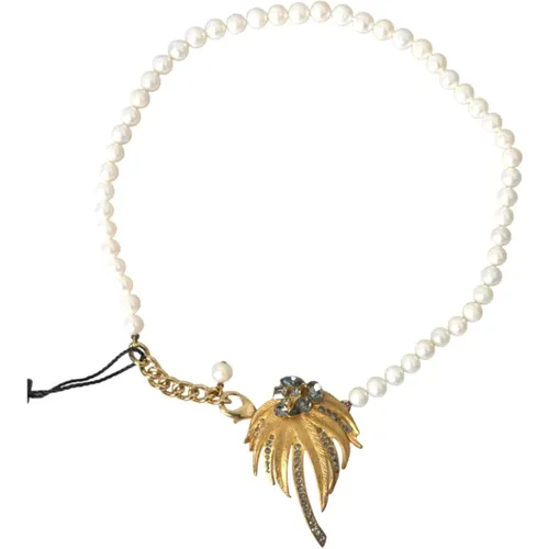 Kristall Perle Baum Anhänger Halskette - Dolce & Gabbana - Modalova