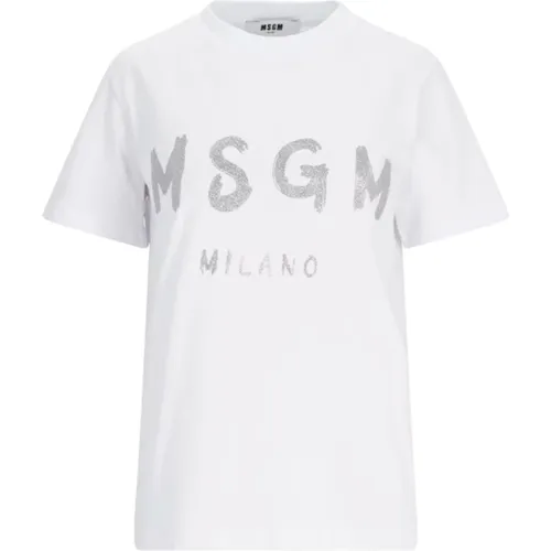 T-shirts and Polos , female, Sizes: XS, S, L, M - Msgm - Modalova