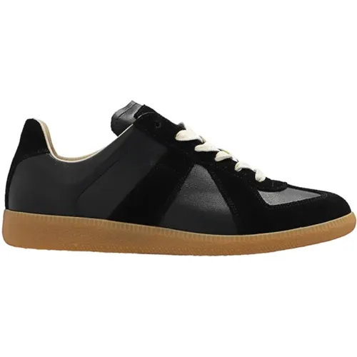 Replica Leather Sneakers , female, Sizes: 3 UK - Maison Margiela - Modalova