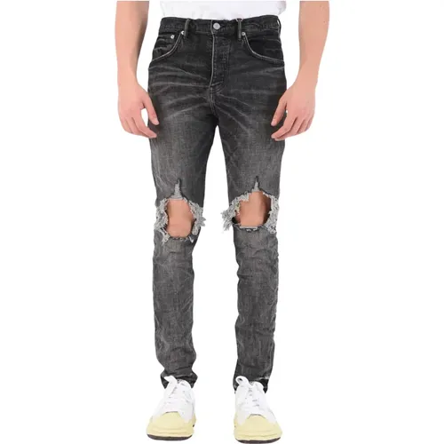 Slim-fit Jeans , Herren, Größe: W36 - Purple Brand - Modalova