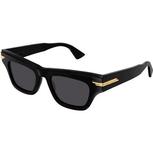 Schwarz/Graue Sonnenbrille BV1122S,/ Sunglasses,/Braune Sonnenbrille,Sonnenbrille BV1122S,Sunglasses Bv1122S - Bottega Veneta - Modalova