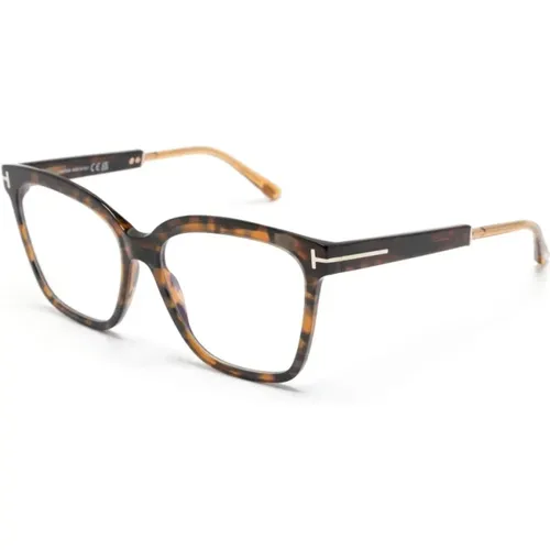 Havana Optical Frame, versatile and stylish , female, Sizes: 56 MM - Tom Ford - Modalova