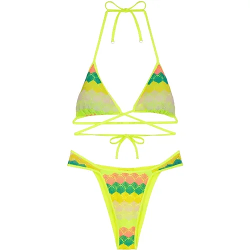 Bikini Triangolo E Slip Fisso Ethos , Damen, Größe: XL - F**k - Modalova